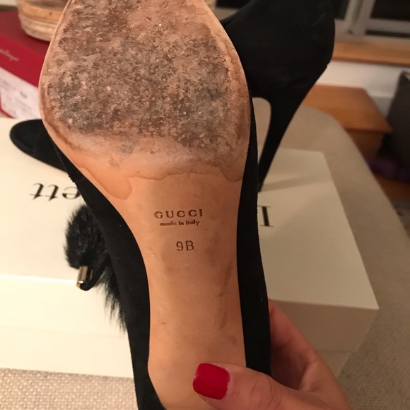 Gucci Furball Peep Toes! - Picture 4 of 5